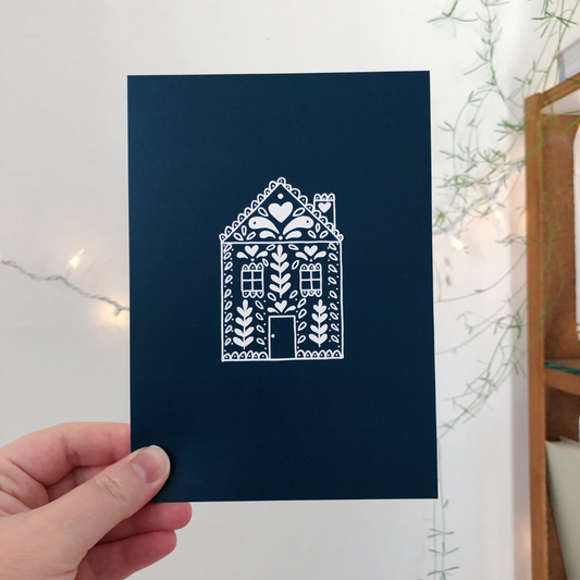 nordic house art print