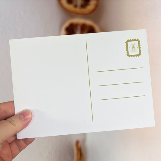 fear not postcard print