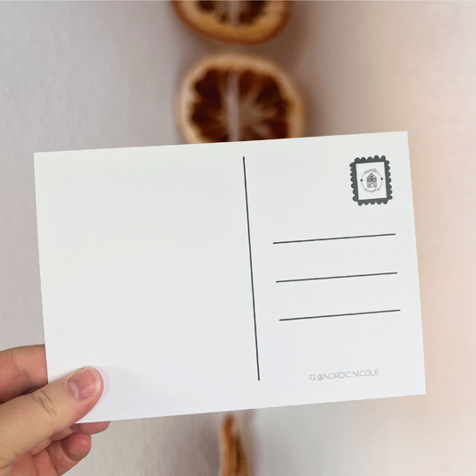 it's okay to not be a morning person postcard print