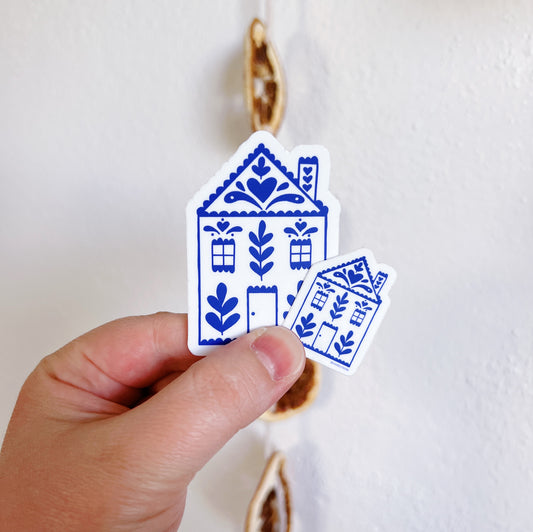 *mini* white house sticker