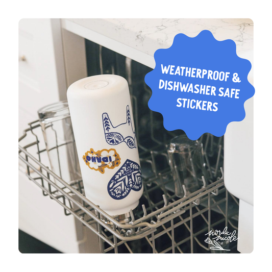 *mini* swedish flag sticker