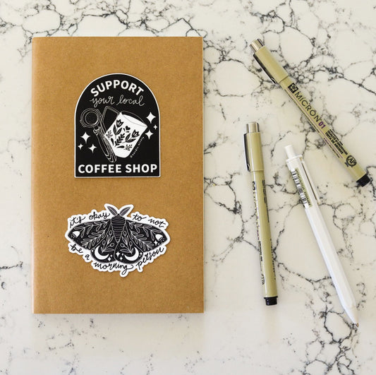 it's okay to not be a morning person sticker image 1