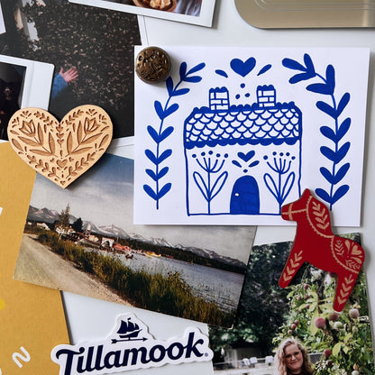 nordic heart *magnet* image 1