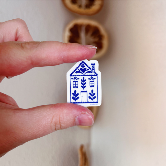 *mini* white house sticker