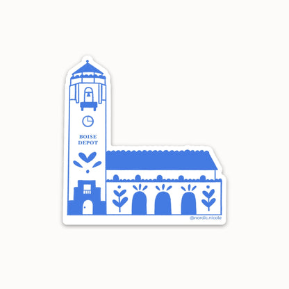 boise train depot sticker