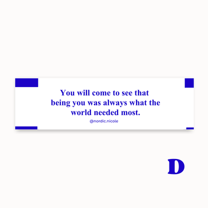 affirmation fortune cookie sticker