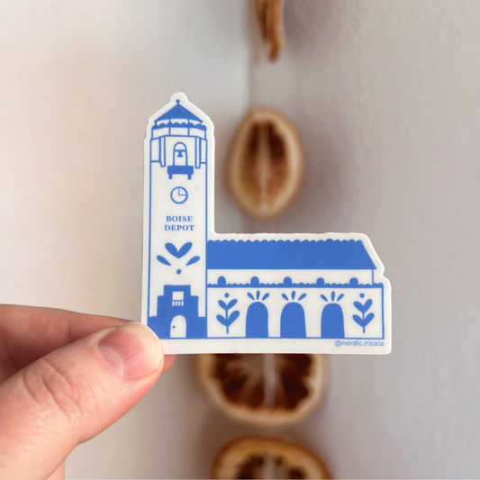 boise train depot sticker