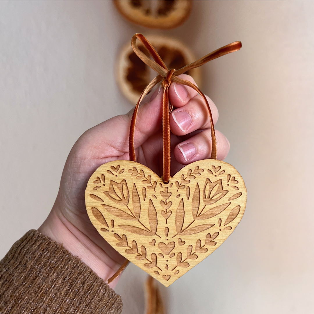 nordic heart *holiday ornament*