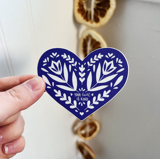 your heart is kind sticker image 0