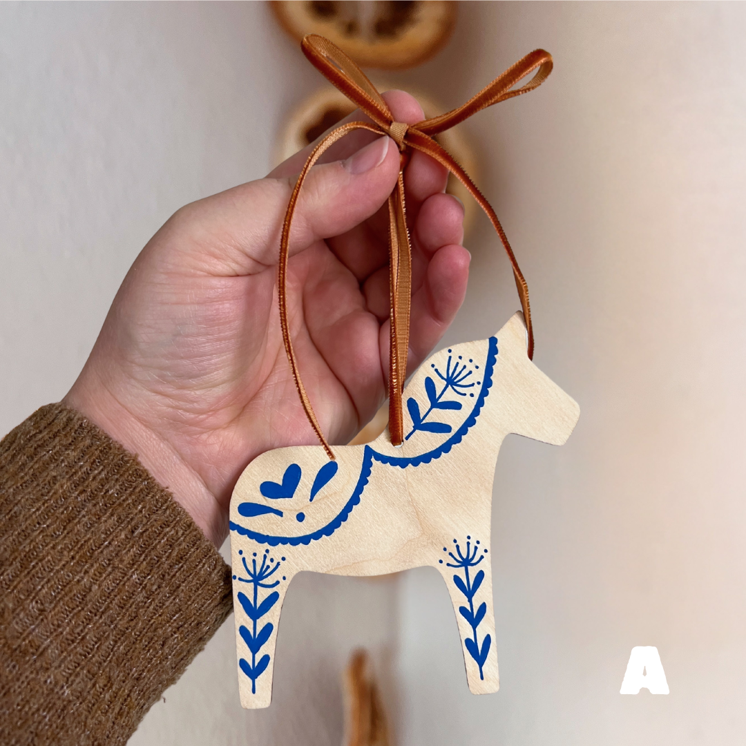 dala horse *holiday ornament*