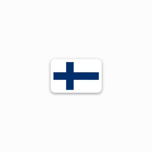 *mini* finland flag sticker