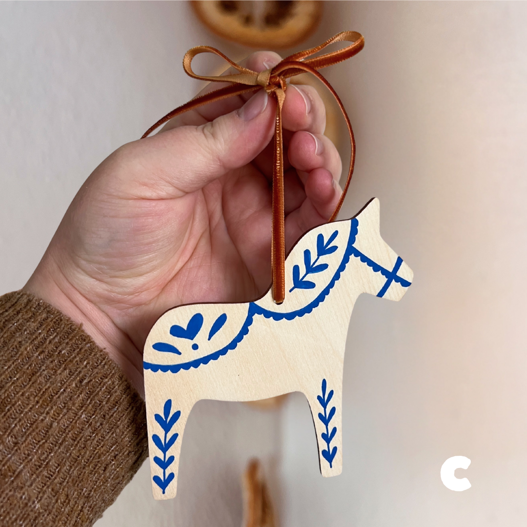 dala horse *holiday ornament*