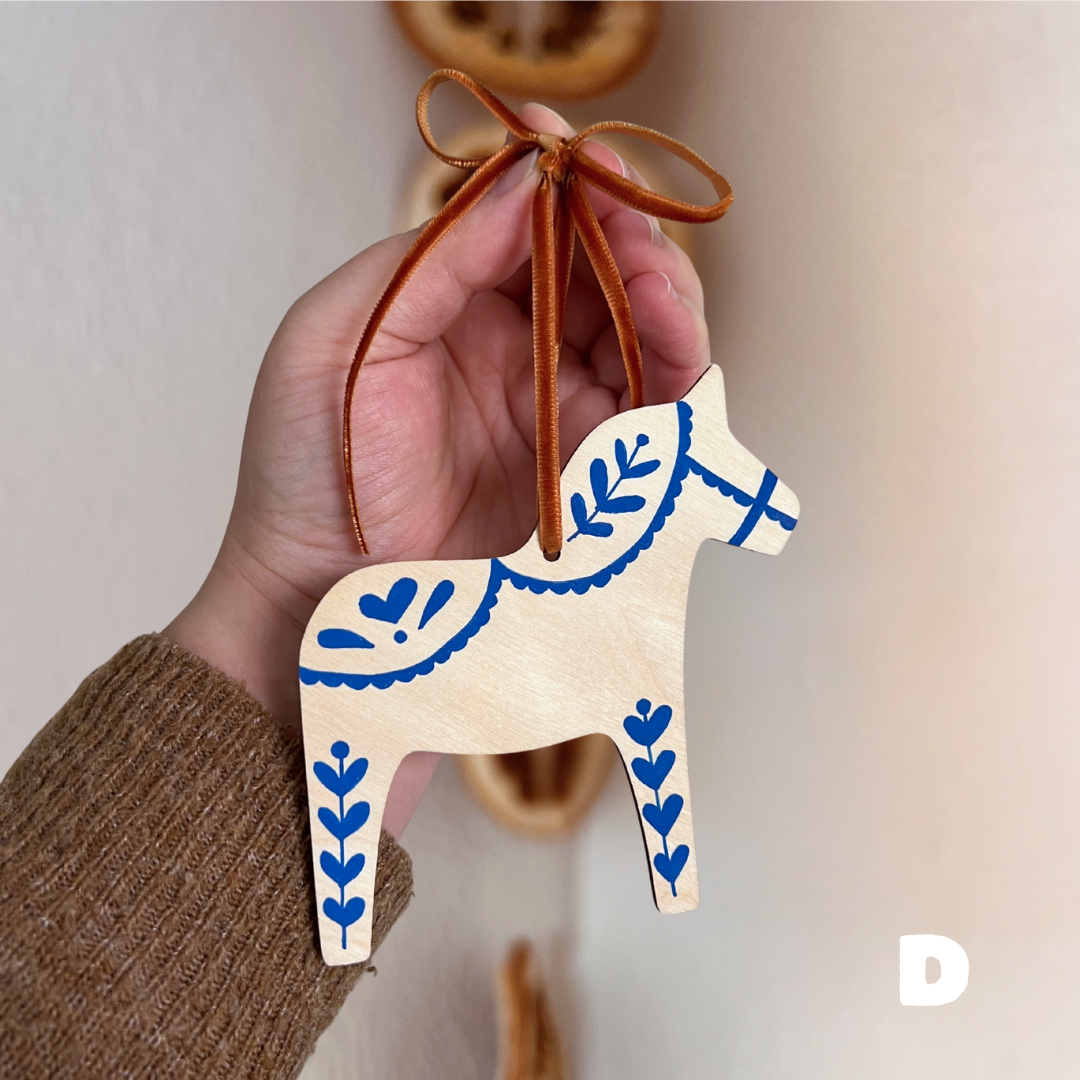 dala horse *holiday ornament*
