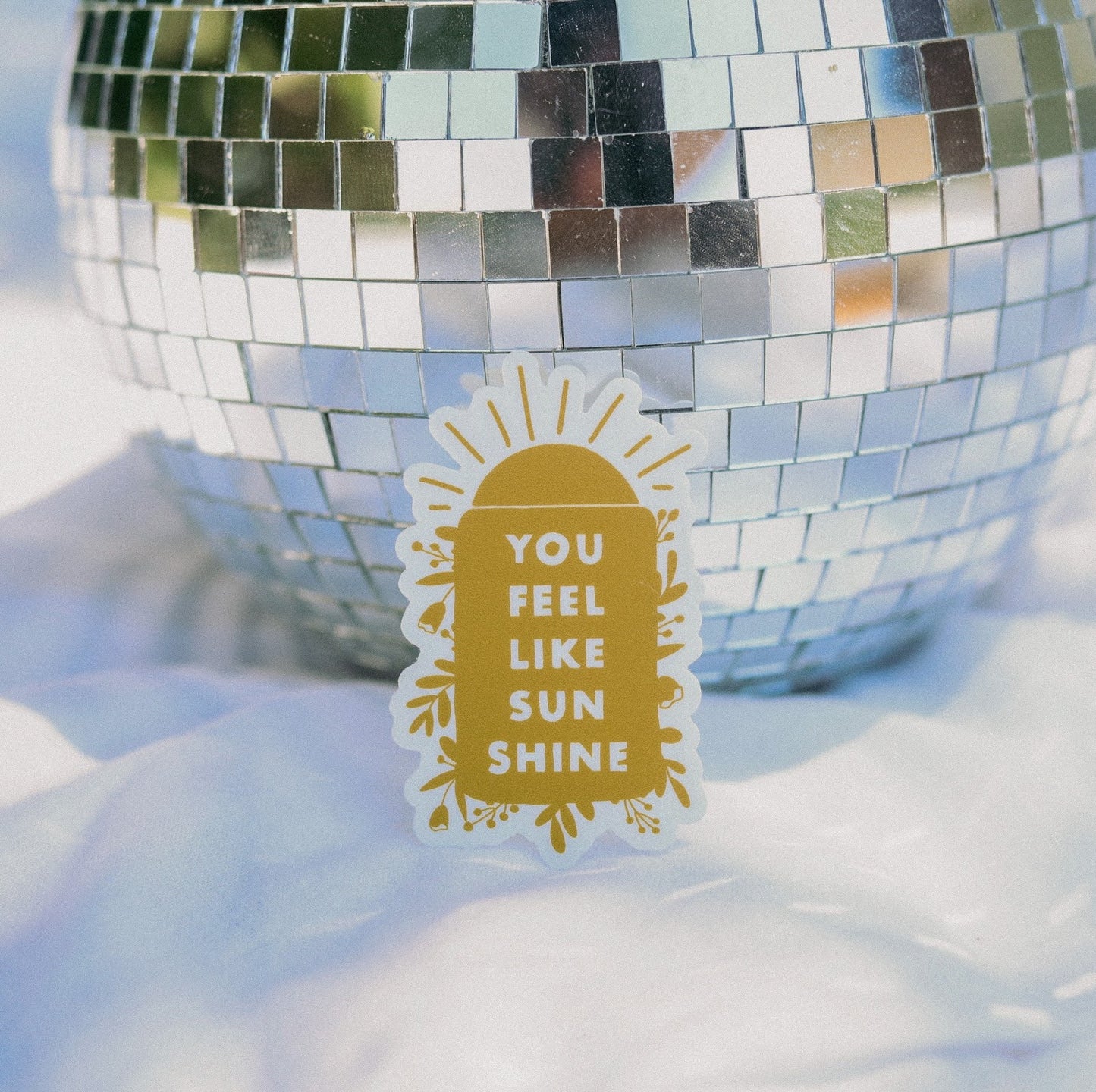 you feel like sunshine sticker image 2