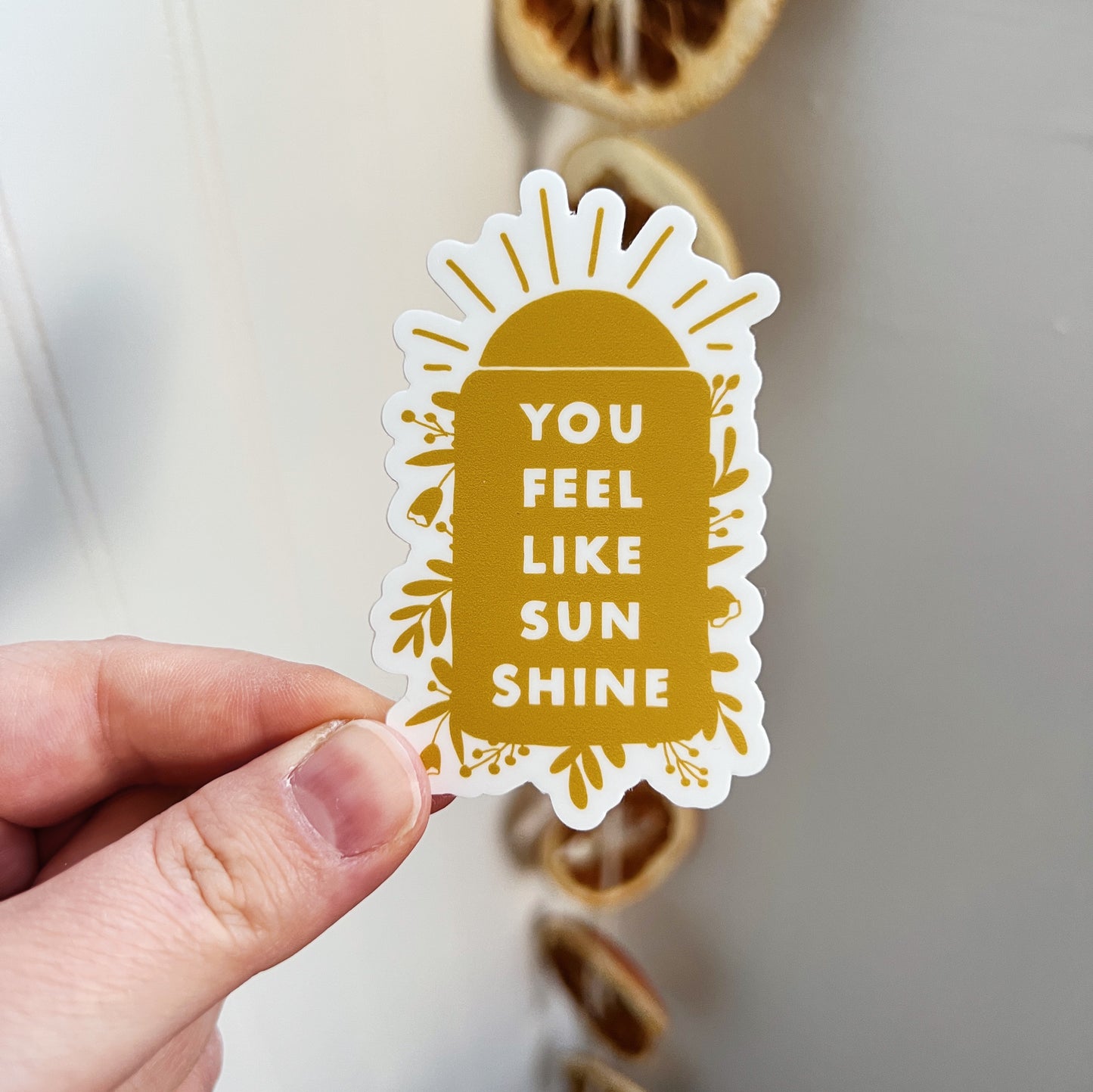 you feel like sunshine sticker image 0