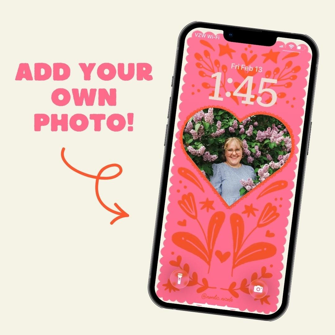 *bundle* customizable photo art frames for iphone (digital download)