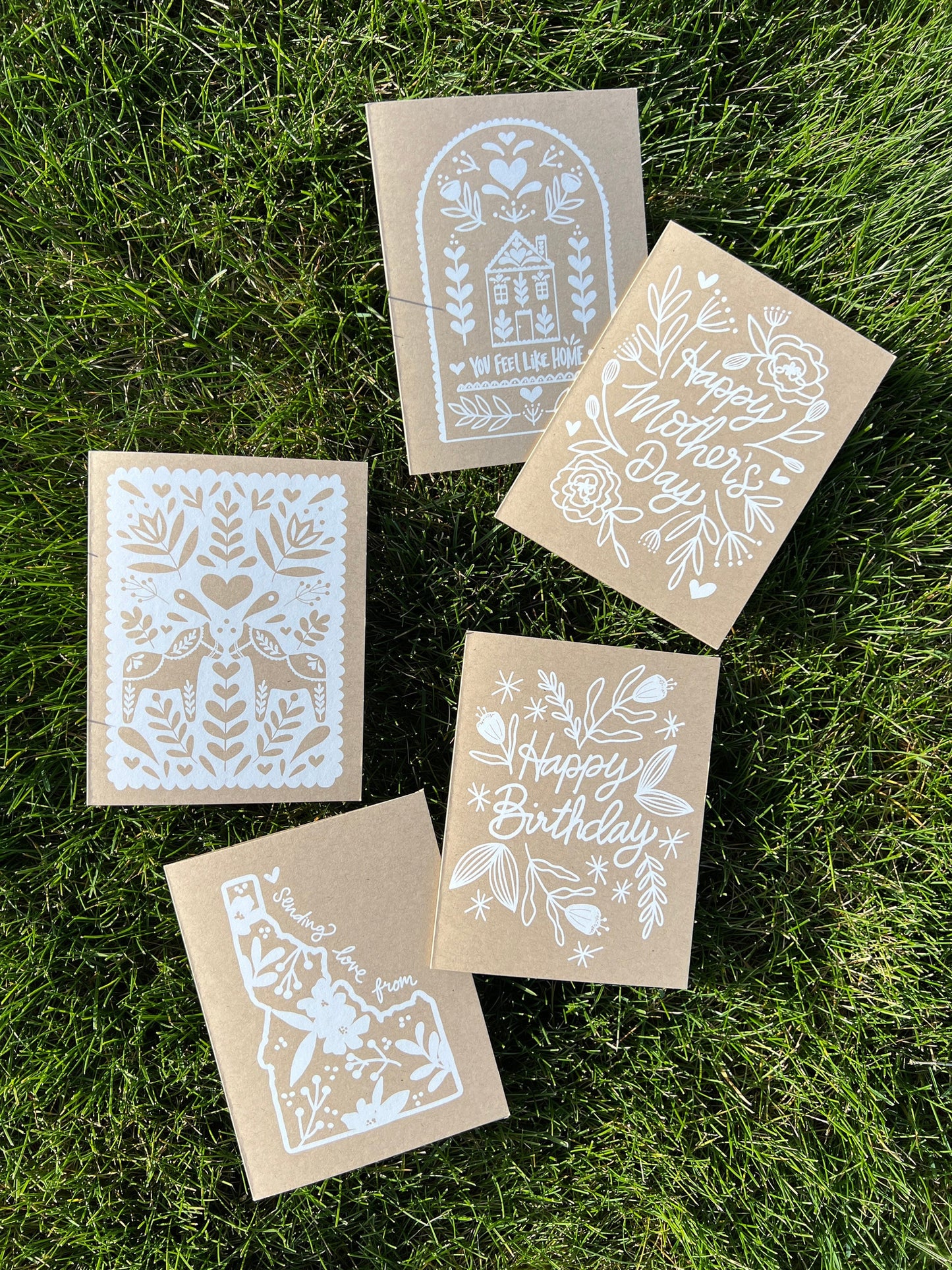 Swedish Dala Horse Greeting Card
