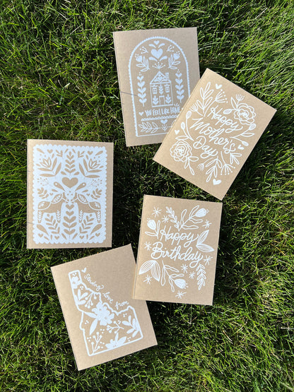 Swedish Dala Horse Greeting Card