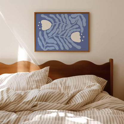Wavy Tulips Hand-Drawn Downloadable Printable Art Nordic-Inspired Digital Wall Decor