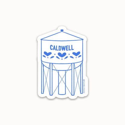 Caldwell Idaho Water Tower Sticker